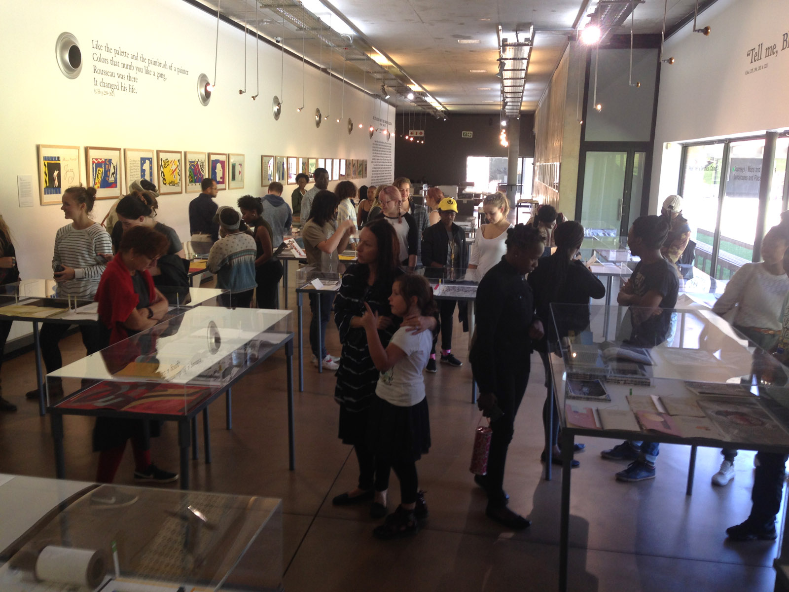 Click the image for a view of: Walkabout with Department of Visual Art students, UJ Gallery-  Wednesday 19 April